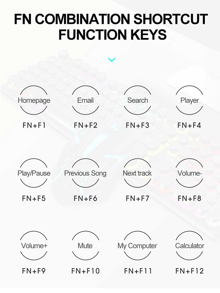 Sensação mecânica Shadow, teclado, computador desktop, laptop, jogo de esportes,